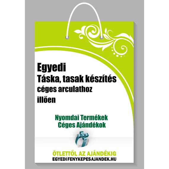 Egyedi, céges papírtáska készítés