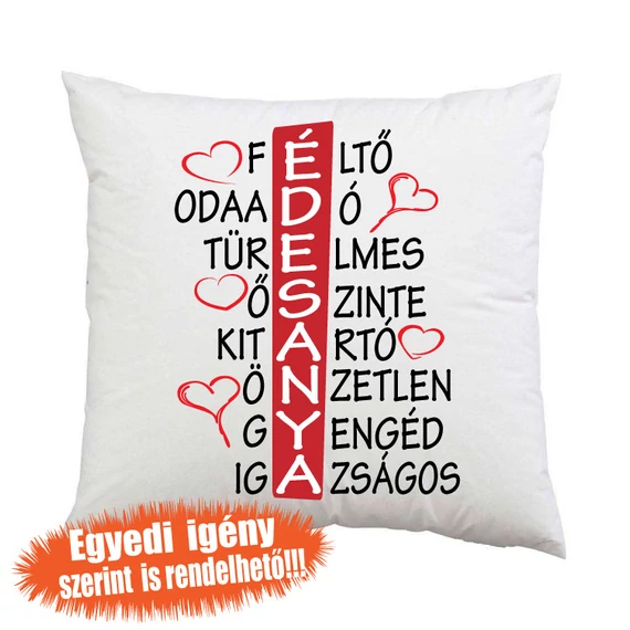 Édesanya párna, ajándék párna édesanyáknak