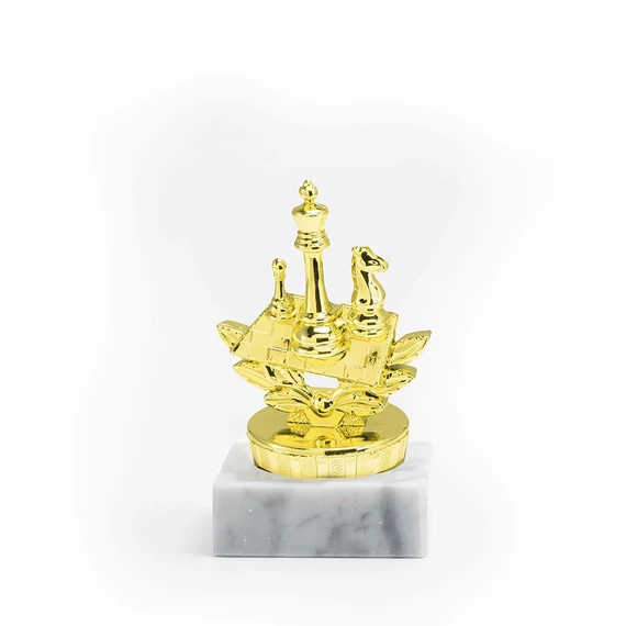 Sakk figura, díj - Saját felirattal