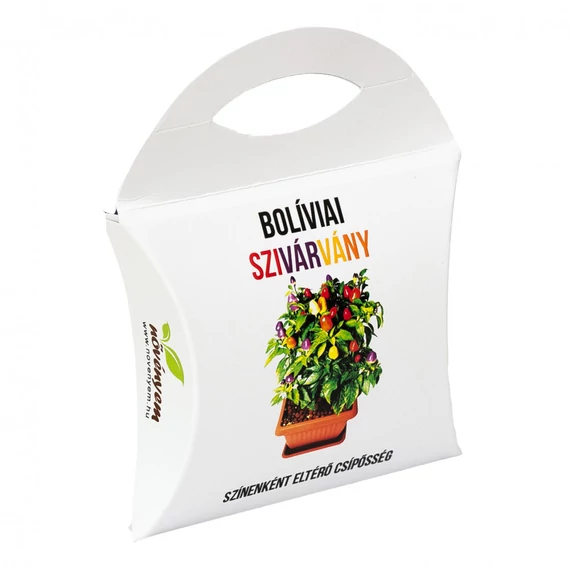 Bolíviai szivárvány chili paprika magok díszdobozban, Bolíviai szivárvány chili paprika magok díszdobozban