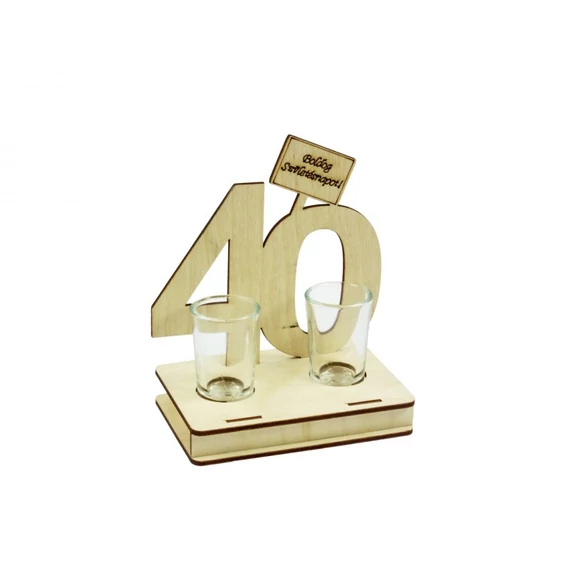 Fa italszett - 40. Születésnapra, Fa italszett - 40. Születésnapra