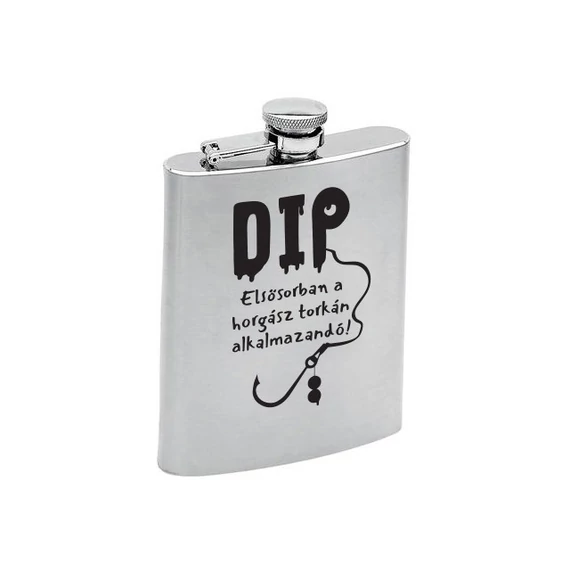 Fém laposüveg - DIP horgászoknak, Fém laposüveg - DIP horgászoknak