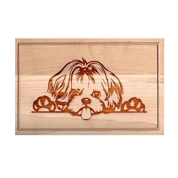 Shih-tzu vágódeszka - kicsi, Shih-tzu vágódeszka - kicsi