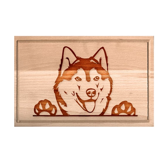 Huskey vágódeszka - kicsi, Huskey vágódeszka - kicsi