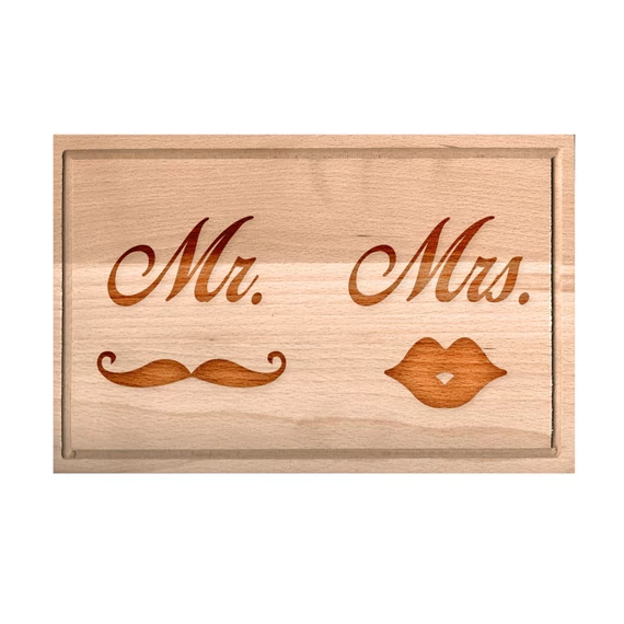 Mr. és Mrs. vágódeszka - XXL, Mr. és Mrs. vágódeszka - XXL