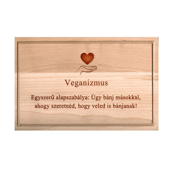 Veganizmus vágódeszka - XXL, Veganizmus vágódeszka - XXL