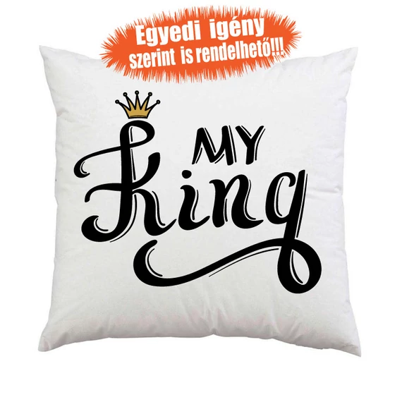 My King, my Queen díszpárna