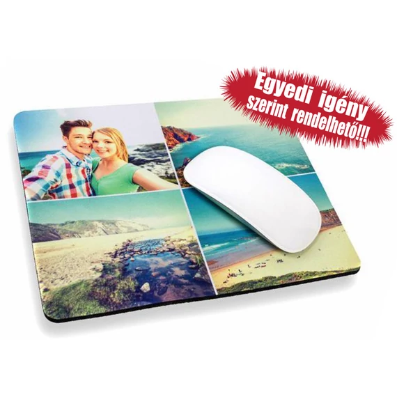 Nagyméretű (25,5 X 35.5 cm) egyedi fényképes gamer egérpad