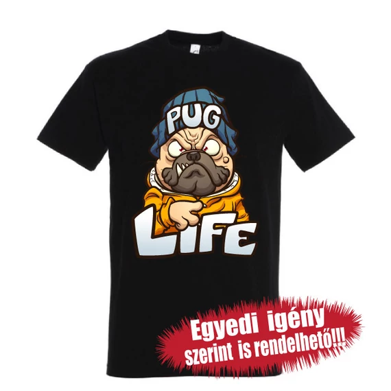 Mopsz póló - mopsz life