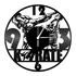 Kép 2/4 - Bakelit falióra - Karate, Bakelit falióra - Karate