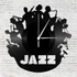 Kép 1/4 - Bakelit óra - jazz, Bakelit óra - jazz