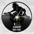 Kép 1/4 - Bakelit óra - I love good music, Bakelit óra - I love good music