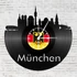 Kép 1/4 - Bakelit falióra - München, Bakelit falióra - München