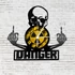 Kép 1/3 - Bakelit falióra - Danger, Bakelit falióra - Danger