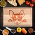 Kép 1/4 - Pekingi Chihuahua egyedi vágódeszka - XXL, Pekingi Chihuahua egyedi vágódeszka - XXL