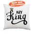 Kép 1/2 - My King, my Queen díszpárna