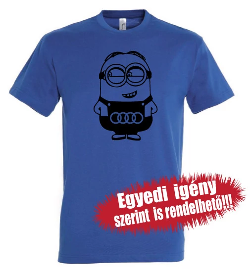 AUDI póló - Minion Audi jelel
