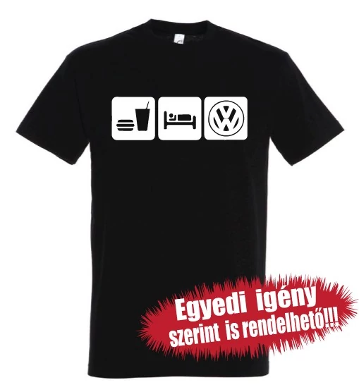 Volkswagen póló - Eat, sleep, VW 