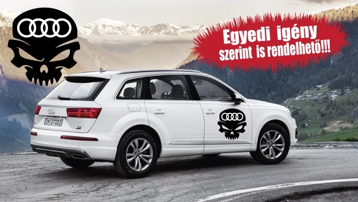 Audi autómatrica - Koponyában Audi jel