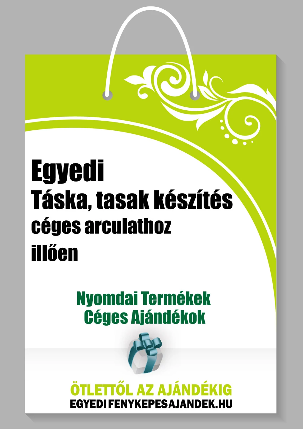 Egyedi, céges papírtáska készítés