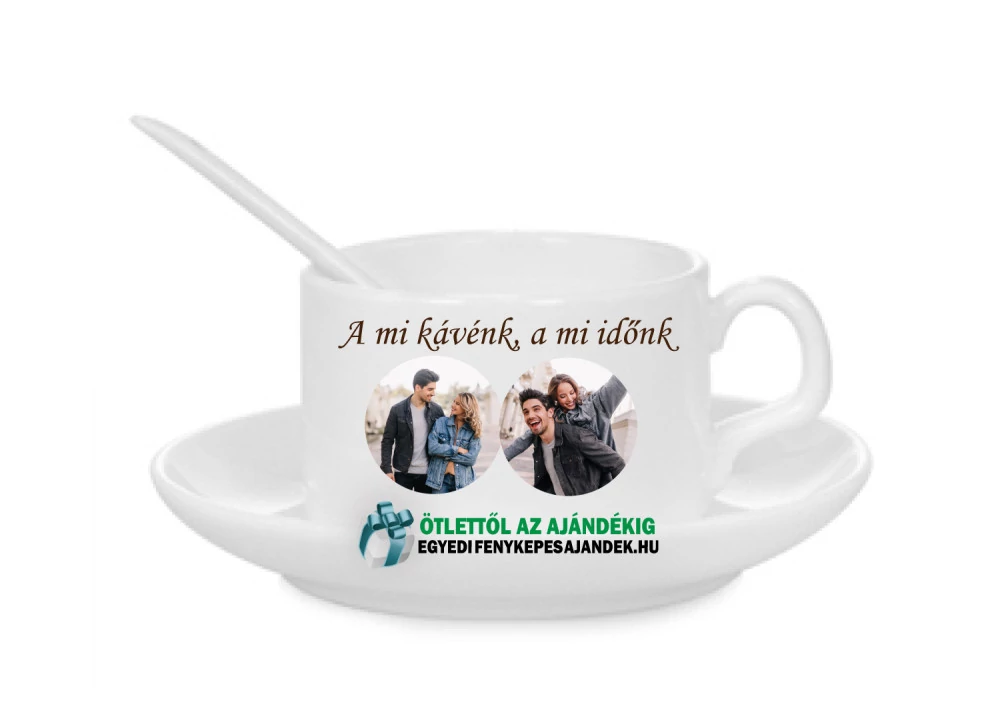 Egyedi fényképes kávés csésze készítés, nyomtatás