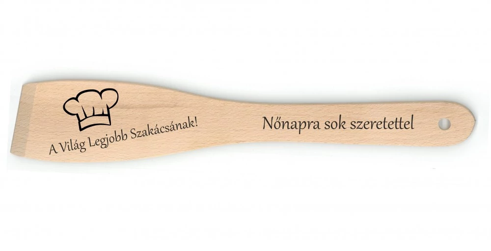 Egyedi gravírozott fakanál