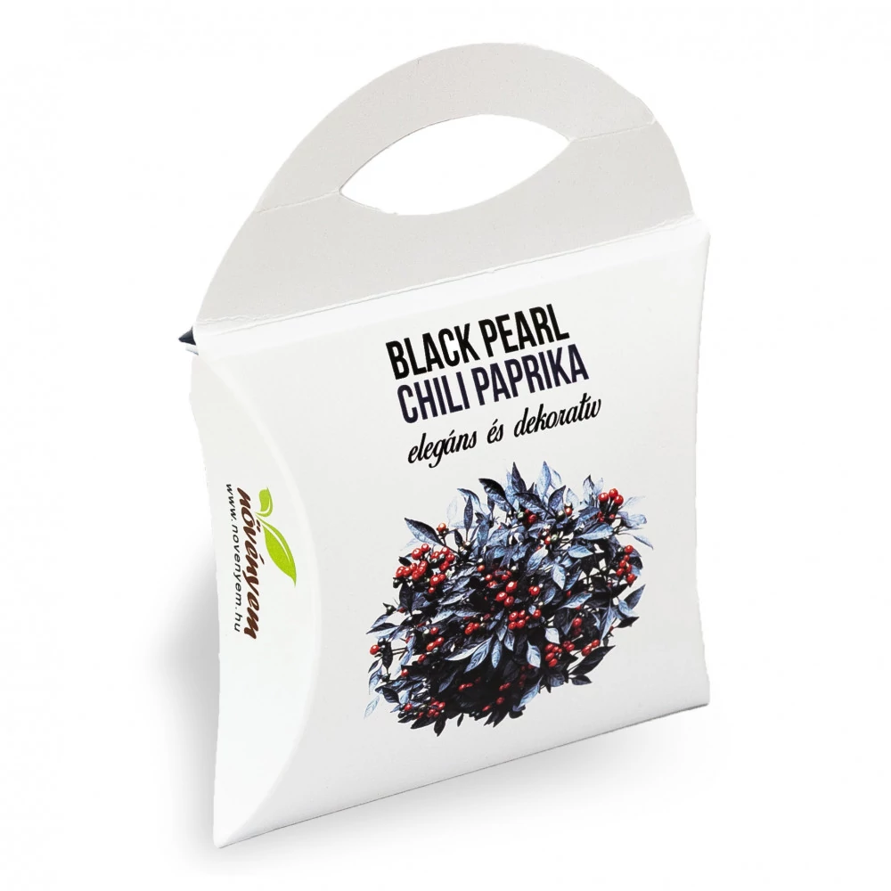 Fekete gyöngy chili paprika magok díszdobozban, Fekete gyöngy chili paprika magok díszdobozban
