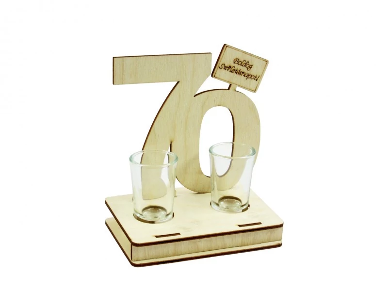 Fa italszett - 70. Születésnapra, Fa italszett - 70. Születésnapra