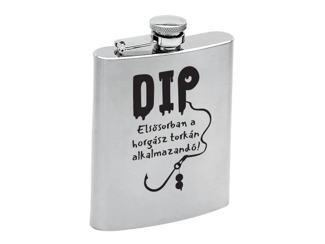 Fém laposüveg - DIP horgászoknak, Fém laposüveg - DIP horgászoknak