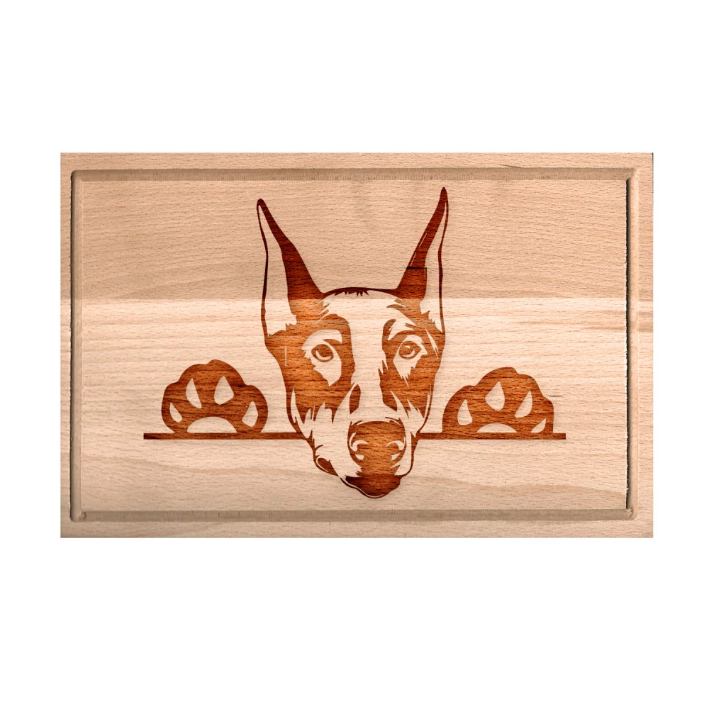 Dobermann vágódeszka - nagy, Dobermann vágódeszka - nagy