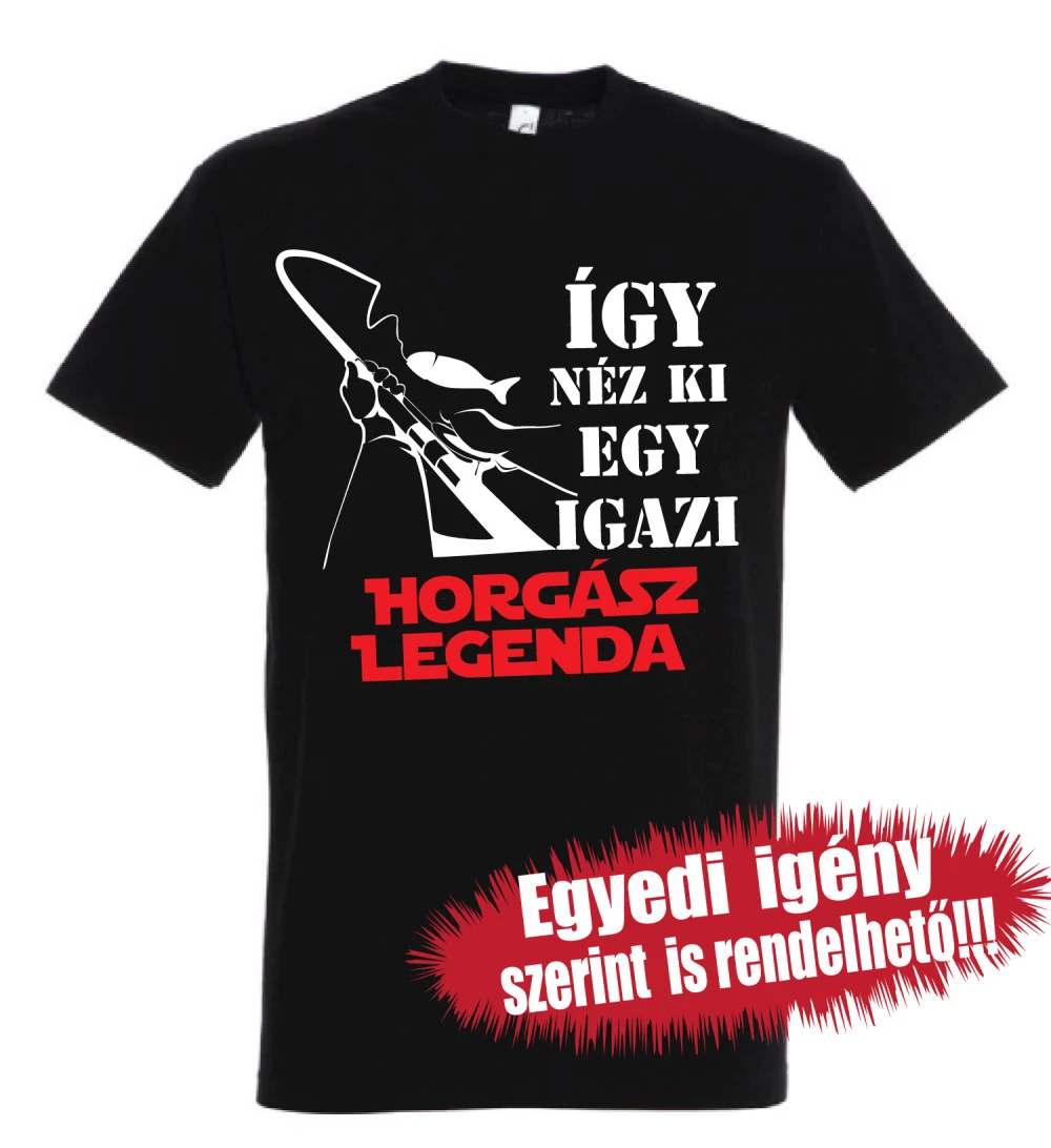 Horgász póló - Horgász legenda