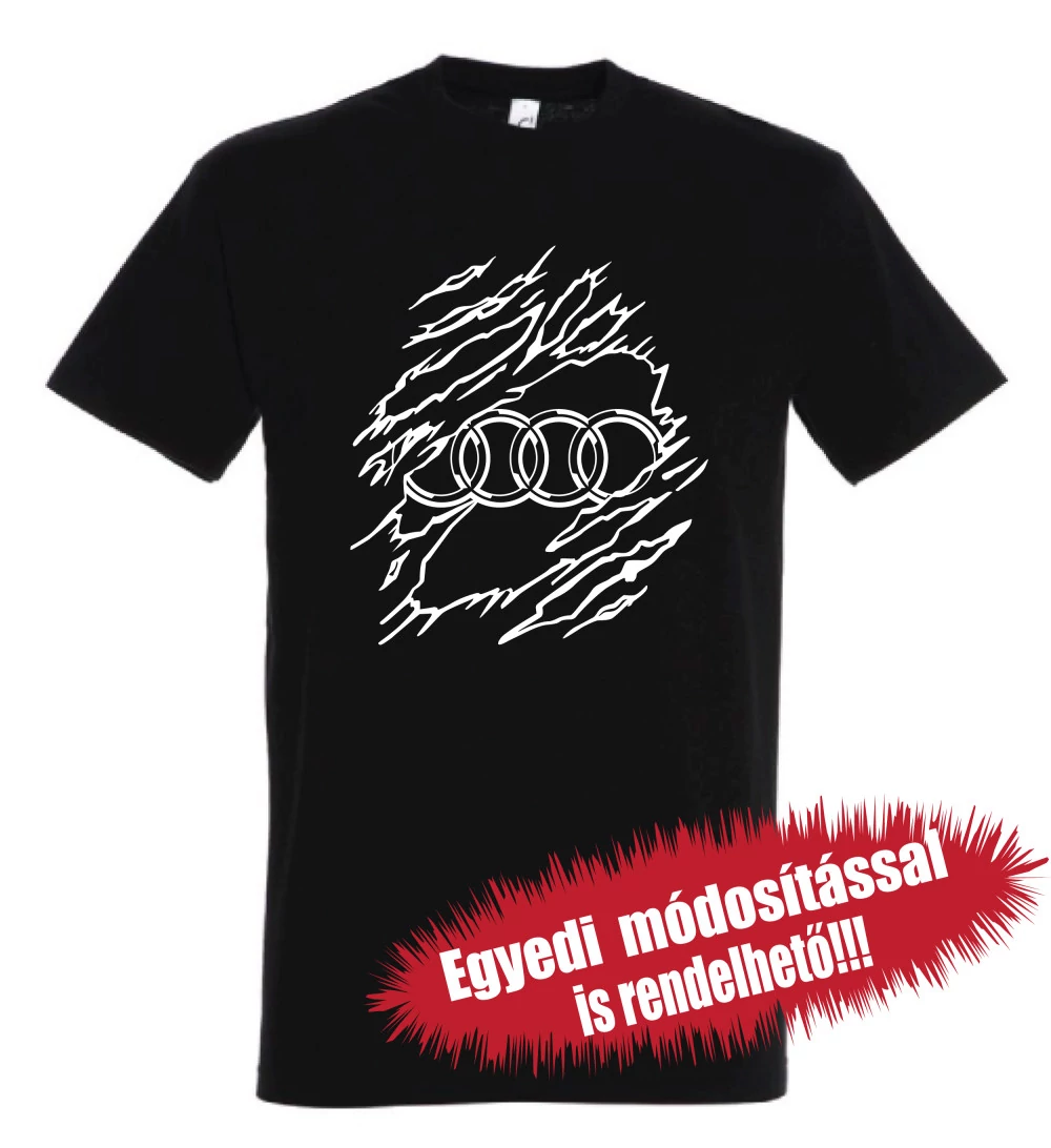 Audis pólók-Audi tépett logo